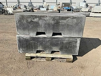 Afzetblok beton antraciet 160 cm (2x) - afbeelding 4 van  7