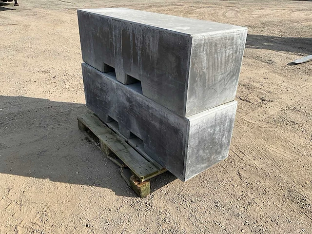 Afzetblok beton antraciet 160 cm (2x) - afbeelding 6 van  7