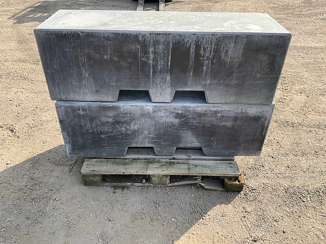 Afzetblok beton antraciet 160 cm (2x) - afbeelding 7 van  7
