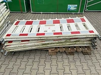 Afzethekken rood/wit kunststof