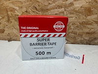Afzetlint rood/wit 80mm x 500m (10x) - afbeelding 2 van  5