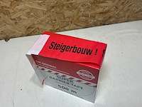 Afzetlint rood/wit 80mm x 500m (10x) - afbeelding 4 van  5