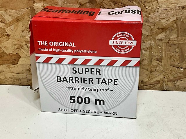 Afzetlint steigerbouw 500m - afbeelding 1 van  3