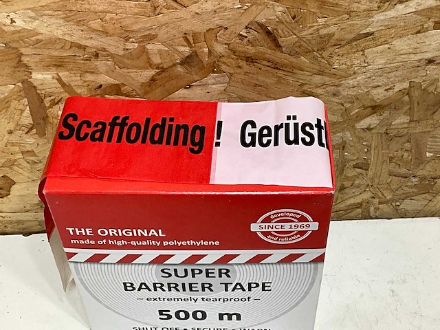 Afzetlint steigerbouw 500m - afbeelding 2 van  3