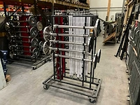 Afzetpaal chrome (10x)