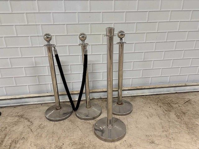 Afzetpaal met 1 touw (4x) - afbeelding 4 van  4