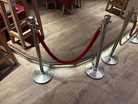 Afzetpaal met koord (4x) - afbeelding 2 van  4