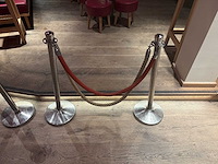 Afzetpaal met koord (4x) - afbeelding 3 van  4