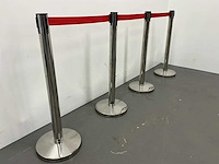 Afzetpaal met trekband (4x) - afbeelding 4 van  5