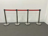 Afzetpaal met trekband (4x) - afbeelding 2 van  5