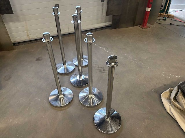 Afzetpaal zilver (6x) - afbeelding 5 van  5