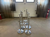 Afzetpaal zilver (8x) - afbeelding 1 van  2