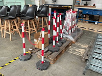 Afzetpalen met ketting (18x) - afbeelding 1 van  4