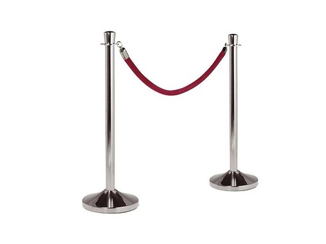 Afzetpalen met koord - afbeelding 1 van  8