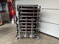 Afzetpalen op transportkar - afbeelding 2 van  4