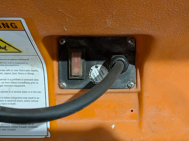 Afzuiginstallatie 230v 3.400m³/uur ~, schaefer ventilation, americ vaf-3000, 2013 - afbeelding 6 van  6
