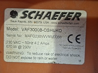 Afzuiginstallatie 230v 3.400m³/uur ~, schaefer ventilation, americ vaf-3000, 2014 - afbeelding 5 van  5