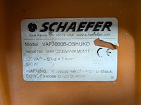 Afzuiginstallatie 230v 3.400m³/uur ~ schaefer ventilation, americ vaf-3000, bouwjaar 2013 - afbeelding 10 van  11