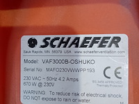 Afzuiginstallatie 230v 3.400m³/uur ~ schaefer ventilation, americ vaf-3000, bouwjaar 2016 - afbeelding 7 van  7