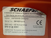 Afzuiginstallatie 230v 3.400m³/uur ~, schaefer ventilation, americ vaf-3000b, 2021 - afbeelding 5 van  5