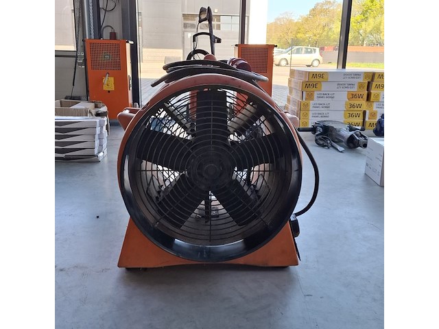 Afzuiginstallatie a225 - 12.500m3/h, schaefer ventilation , americ vaf-8000, oranje - afbeelding 4 van  7