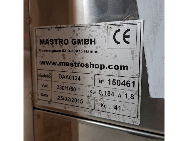 Afzuigkap, mastro gmbh, daa0124, 2015 - afbeelding 6 van  6