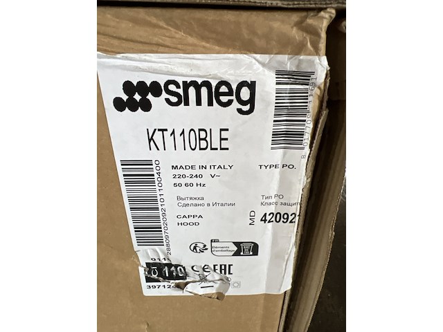 Afzuigkap smeg, kt110ble (wandschouw) - afbeelding 4 van  6