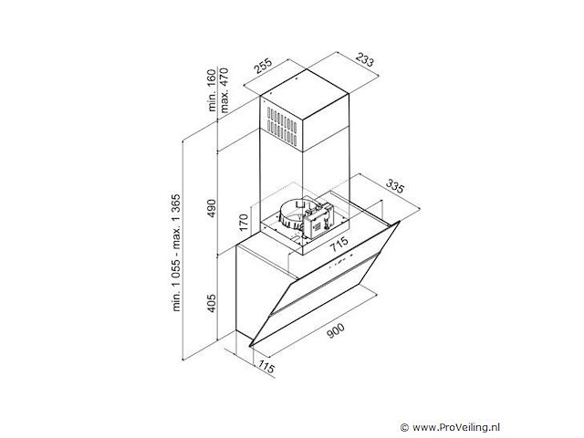 Afzuigkap - afbeelding 2 van  3