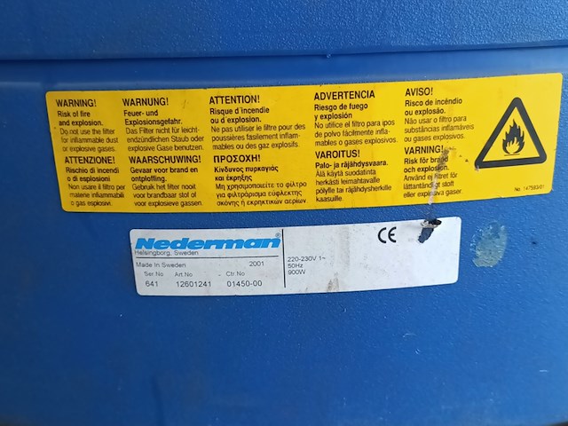 Afzuigmachine, nederman - afbeelding 5 van  7