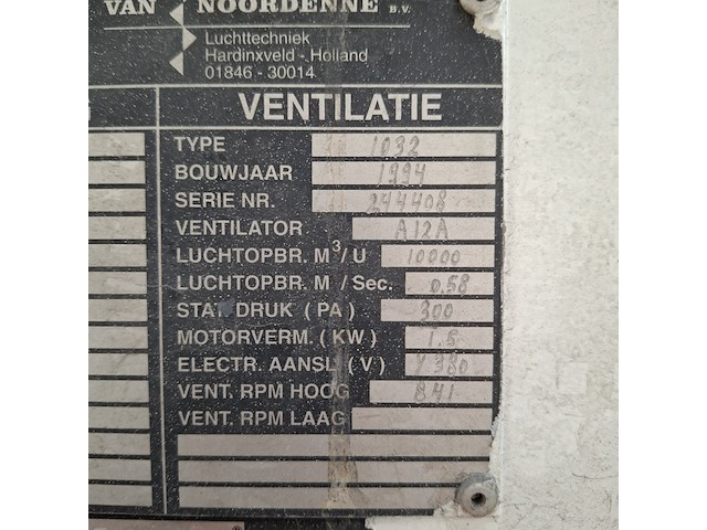 Afzuigwand v.v. motor soloan, 1032, bouwjaar 1994 - afbeelding 4 van  9