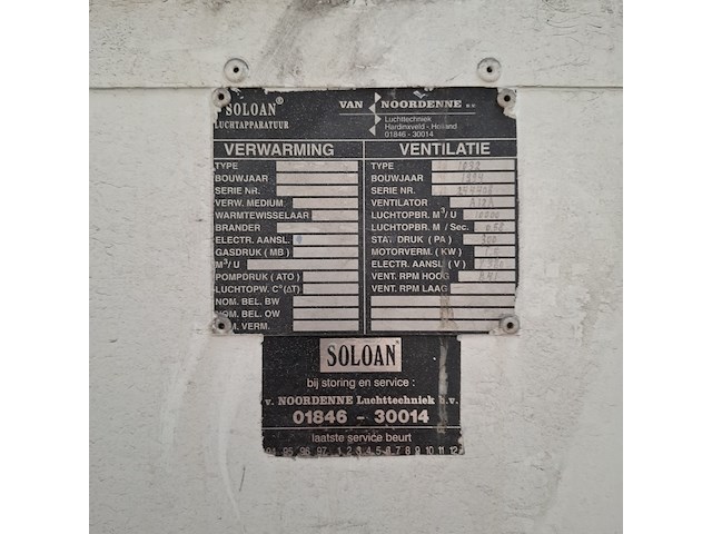 Afzuigwand v.v. motor soloan, 1032, bouwjaar 1994 - afbeelding 5 van  9