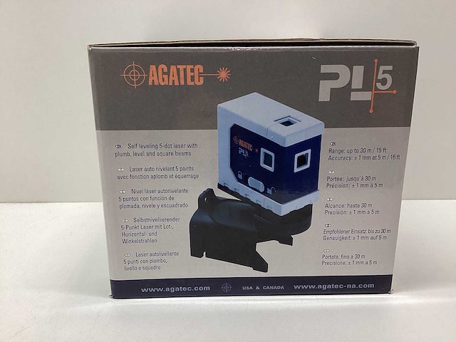 Agatec - cp5 5-puntslaser - bouwlaser - afbeelding 1 van  5