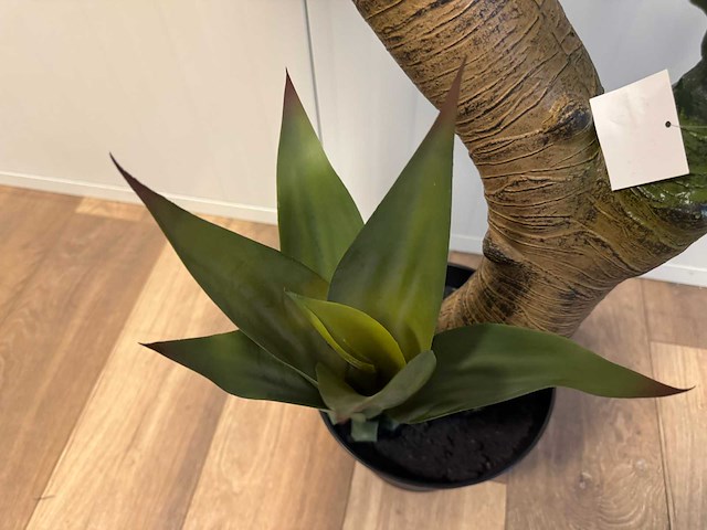 Agave kunstplant (2x) (125cm hoog) - afbeelding 12 van  13