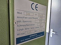 Agazzani 50 lintzaagmachine - afbeelding 4 van  10