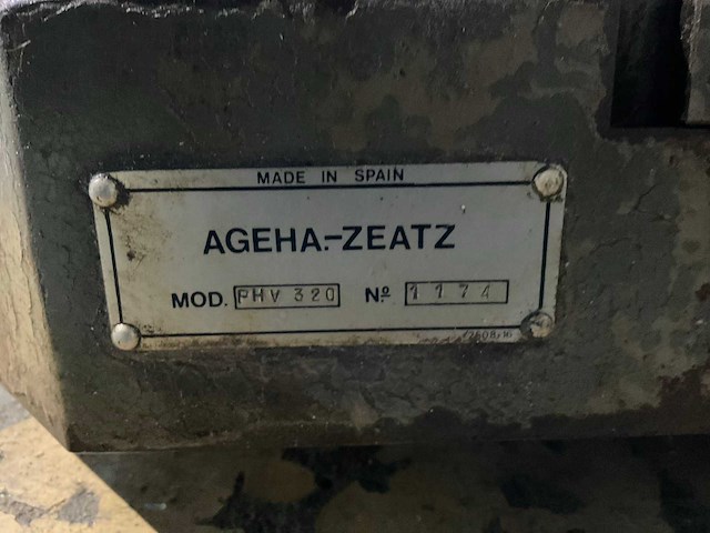 Ageha-zeatz phv-320 indexeertafel - afbeelding 4 van  4