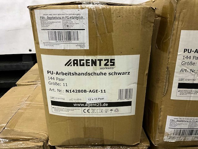 Agent 25 - werkhandschoen - maat 11 (1444x) - afbeelding 7 van  7