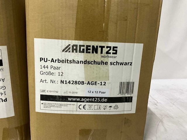 Agent 25 - werkhandschoen - maat 12 (288x) - afbeelding 5 van  5