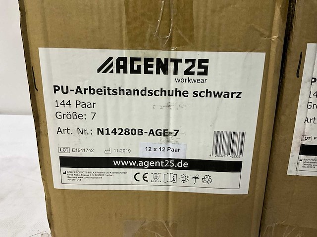 Agent 25 - werkhandschoen - maat 7 (288x) - afbeelding 5 van  5