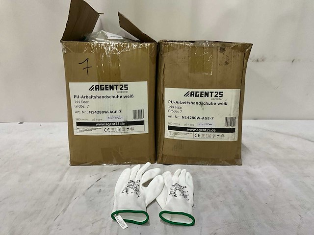 Agent 25 - werkhandschoen - maat 7 (288x) - afbeelding 2 van  5
