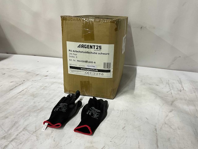 Agent 25 - werkhandschoen - maat 8 (144x) - afbeelding 1 van  5