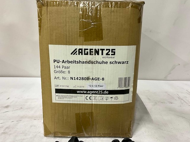 Agent 25 - werkhandschoen - maat 8 (144x) - afbeelding 5 van  5