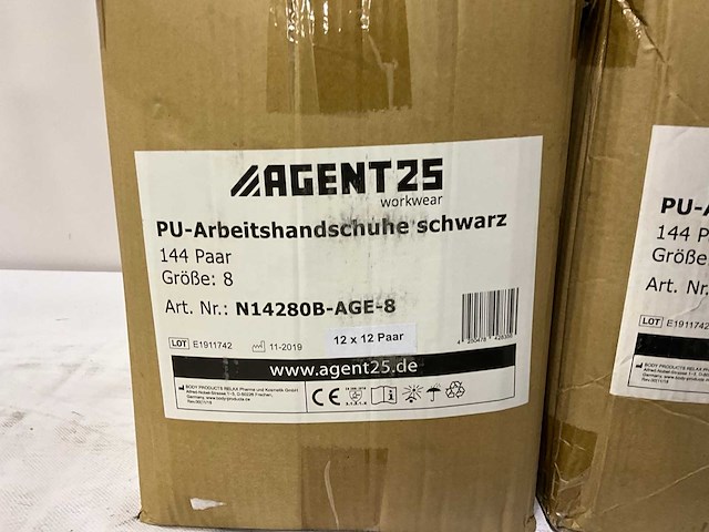 Agent 25 - werkhandschoen - maat 8 (288x) - afbeelding 5 van  5