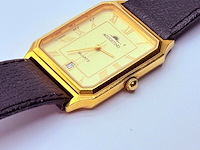 Aggostino goudkleurig tank horloge - afbeelding 2 van  7