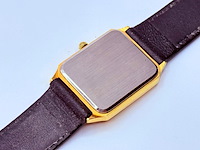 Aggostino goudkleurig tank horloge - afbeelding 5 van  7