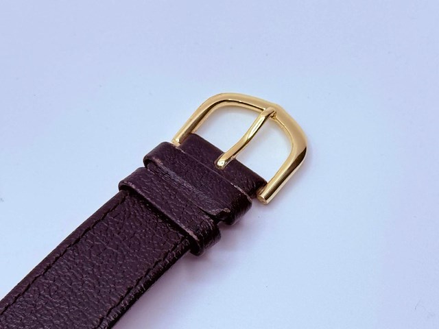 Aggostino goudkleurig tank horloge - afbeelding 6 van  7