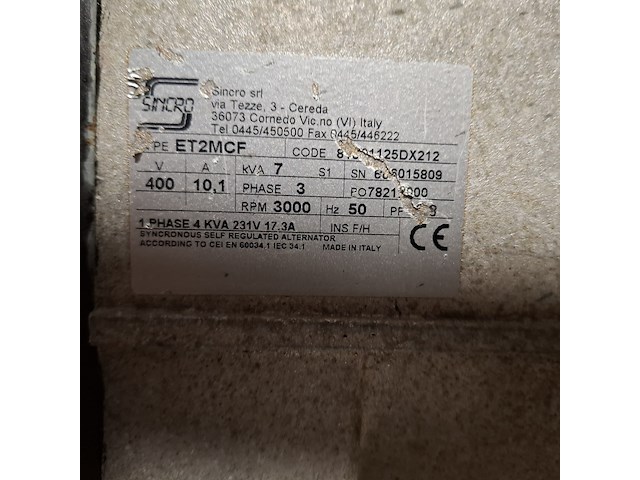 Aggregaat 400v | 7 kva, honda - afbeelding 3 van  12