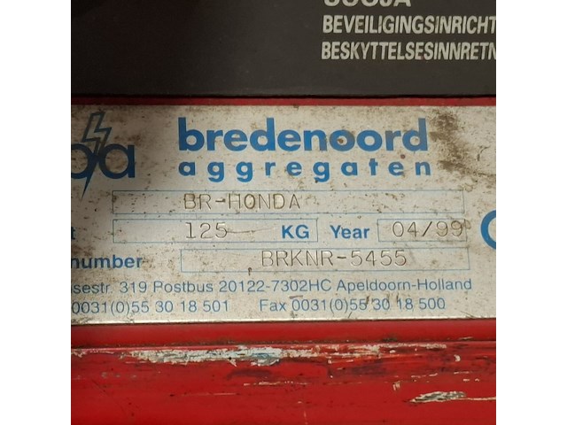 Aggregaat 4,5 kva, honda, ex4000s - afbeelding 4 van  17