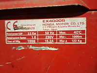 Aggregaat 4,5 kva, honda, ex4000s - afbeelding 7 van  17