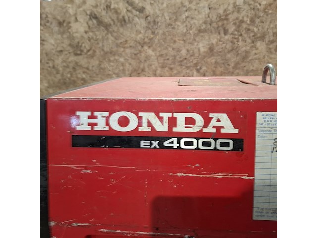 Aggregaat 4,5 kva, honda, ex4000s - afbeelding 14 van  17