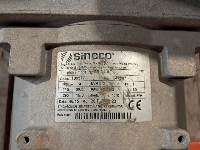 Aggregaat benzine 3,6kva 2x230v ra, e-power, ep4100, 2016 - afbeelding 2 van  13